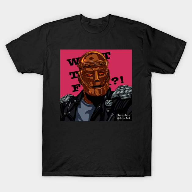 Doom Patrol Robotman Red T-Shirt T-Shirt by Revel-Arts